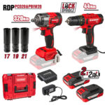 R20 Бормашина & Безч.Гайковерт320Nm2x2AhCaseRDP-PCD20&PBIW20