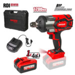 Гайковерт безч. 20V 3-ск.4Ah 1700Nm 3/4" LED куфар RDI-IBW06