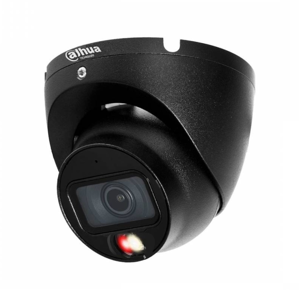 1734525851_2469.jpg DAHUA IPC-HDW1639T-A-IL-0280B-S6-BLACK, 6MP, IP Turret Камера, 2.8mm, IR-30m, микрофон, ЧЕРНА - Image 1
