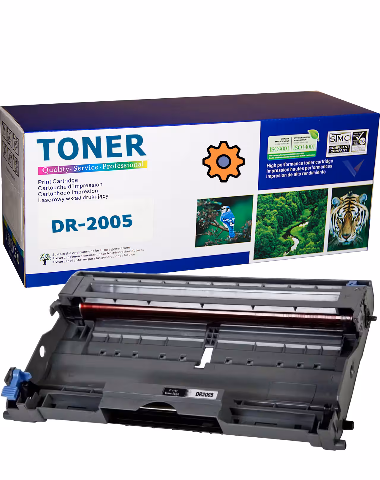 Brother DR-2005 Drum Unit – барабан за HL-2035/2037, 12 000 стр. Brother DR-2005 съвместим барабанен модул HL-2035 HL-2037 dr2005