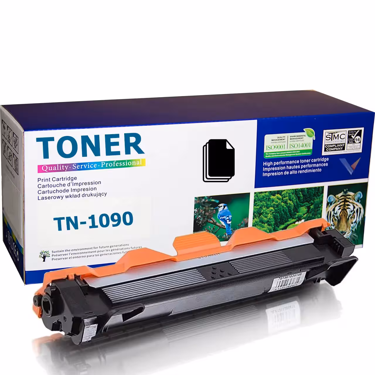 Brother TN-1090 тонер, черен - висок капацитет и стабилен печат TN-1090 - черна тонер касета за лазерни принтери Brother с надежден печат