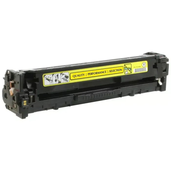 HP CB542A, 125A Yellow, HP CE322A, 128A Yellow, HP CF212A, 131A Yellow, Canon Cartridge 716Y Yellow, Canon Cartridge 731Y Yellow