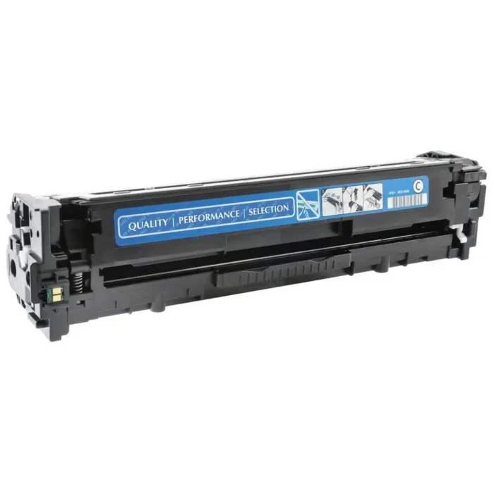 HP CB541A, 125A Cyan, HP CE321A, 128A Cyan, HP CF211A, 131A Cyan, Canon Cartridge 716C Cyan, Canon Cartridge 731C Cyan, CRG731C
