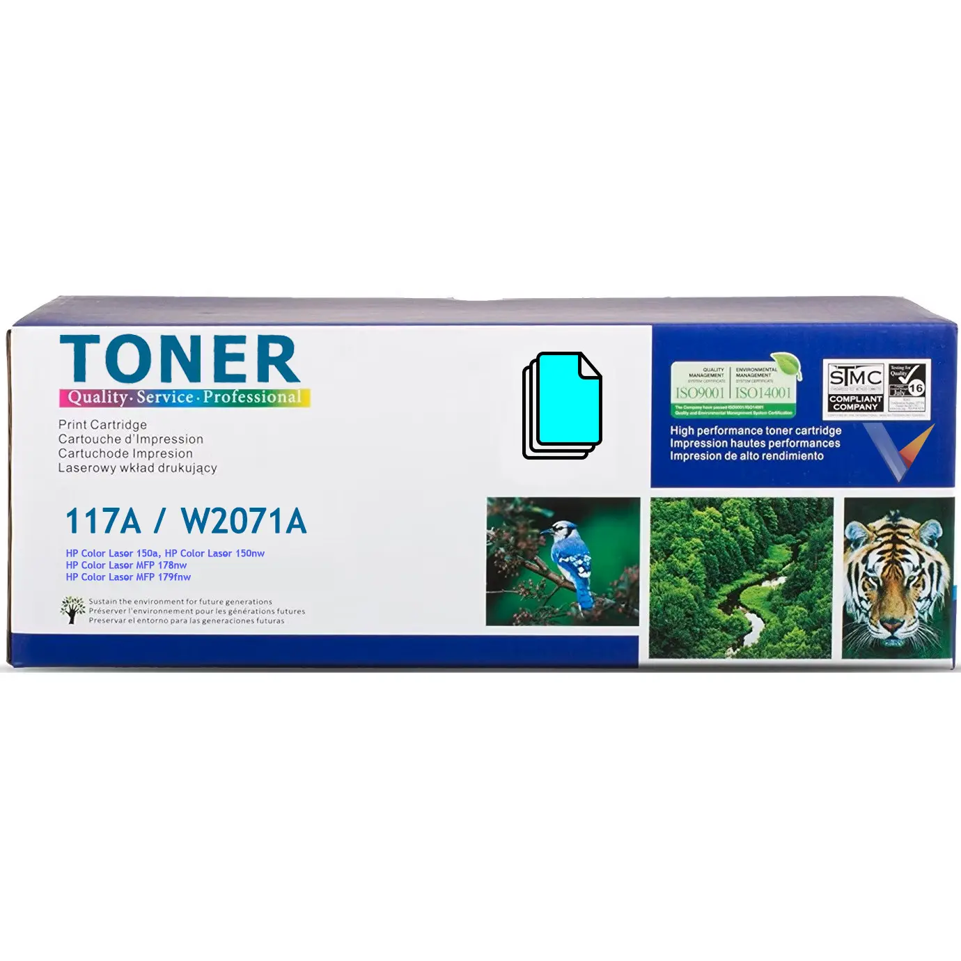 hp117a-W2071a-0 HP 117A Cyan, W2071A