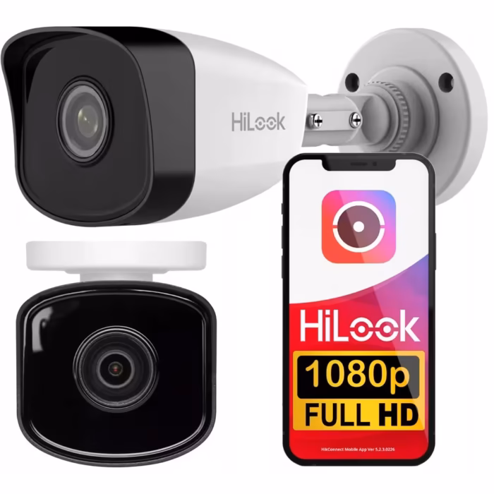 HiLook 2MP IPC-B121H 2MP камера за сигурност с компактен bullet корпус