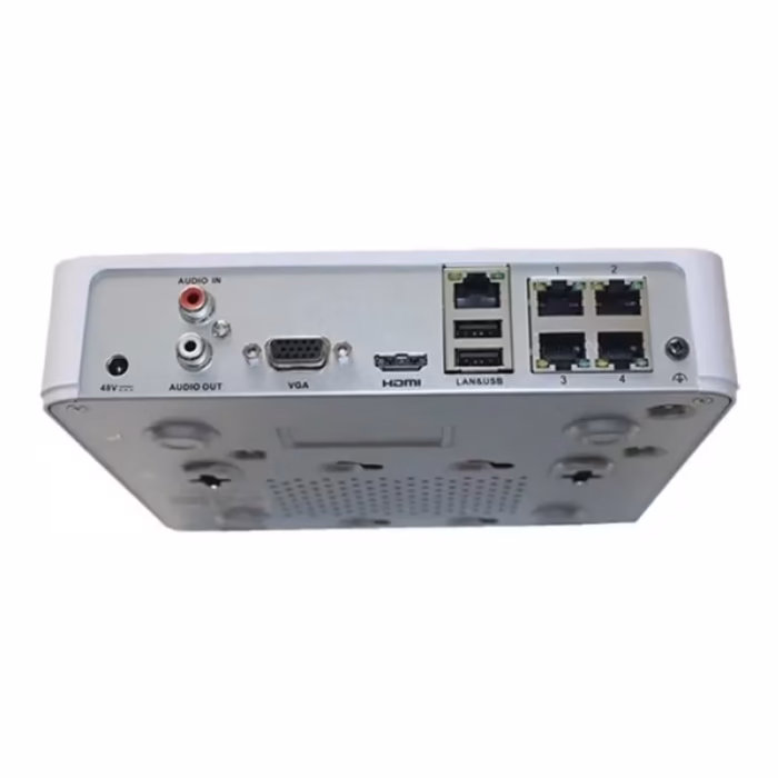 HikVision DS-7104NI-Q1/4P NVR за видеонаблюдение с 4 PoE порта и надежден запис за IP камери