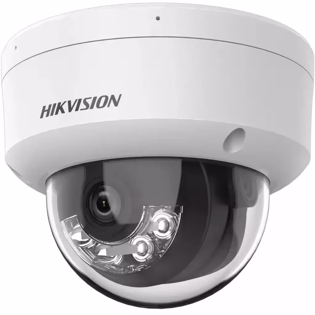 HikVision DS-2CD2143G2-LIS2U 4MP AcuSense dome камера със Smart Hybrid Light и dual mic HikVision DS-2CD2143G2-LIS2U 4MP мрежова камера с двойни микрофони за по-богат аудио контрол