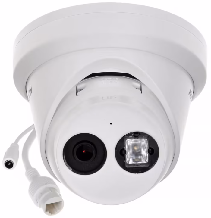 HikVision 4MP DS-2CD2343G2-IU turret камера за външно наблюдение с AcuSense и вграден микрофон