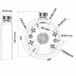 HikVision DS-1280ZJ-DM46 box бяла монтажна кутия за подредена CCTV инсталация без видими кабели