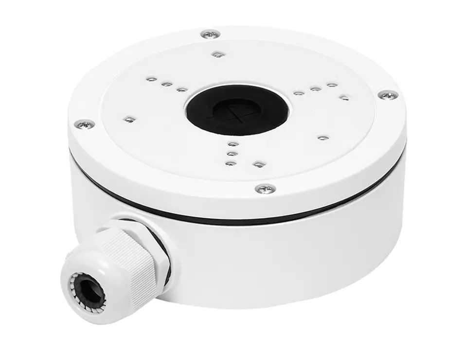Hikvision DS-1280ZJ-S – алуминиева junction кутия за dome камери алуминиева монтажна кутия Hikvision DS-1280ZJ-S за куполни камери