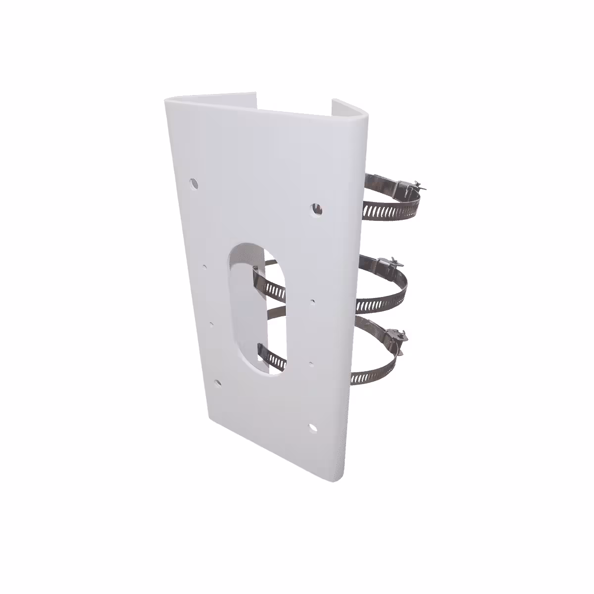 HikVision DS-1475ZJ-SUS вертикална pole mount стойка от неръждаема стомана HikVision DS-1475ZJ-SUS аксесоар за видеонаблюдение с размер 250 x 127 x 46 mm