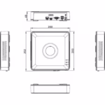 NVR HikVision ds-7108ni-q1(d) ds 7108ni q1 ds 7108ni q1d hikvision nvr 8 канален рекордер