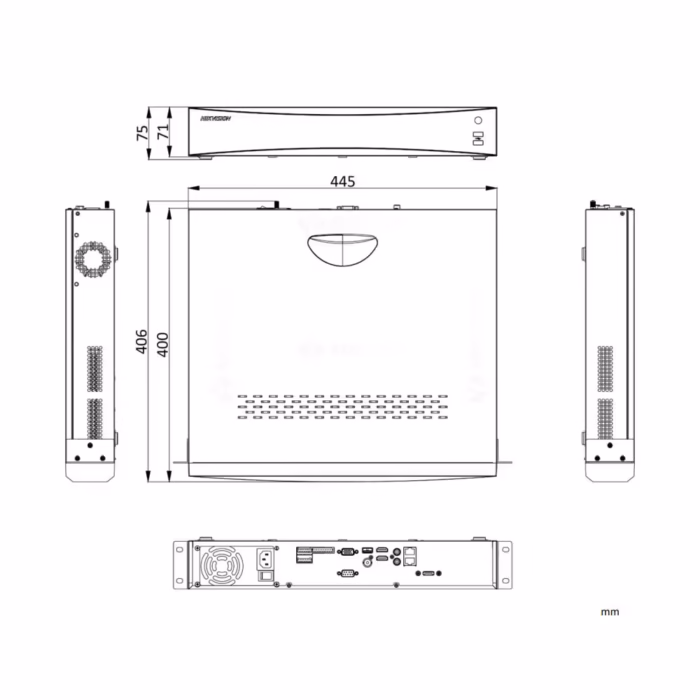 HikVision DS-7716NXI-I4/S(C) NVR рекордер с интелигентен анализ и 4K видео наблюдение