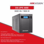 HikVision UPS DS-UPS3000 UPS за резервно захранване на видеонаблюдение и мрежова техника
