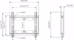 Hikvision DS-DM1940W стойка за монитор за стена или плот с регулируем ъгъл