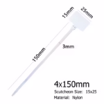 cable tie with lable Кабелни връзки с табелка за надписване