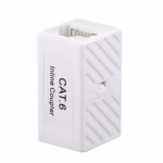 Преходник RJ45 - RJ45 Cat6 компактен LAN конектор за ремонт или удължаване на кабел
