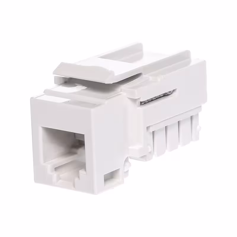 RJ11 Cat3 Keystone Jack модул за телефонна розетка и чисто завършване на линия