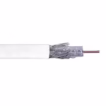 Коаксиален кабел RG6/96 CCS 75 ома - оплетка 96 %, двойно екраниране за DVB-T/S и CATV
