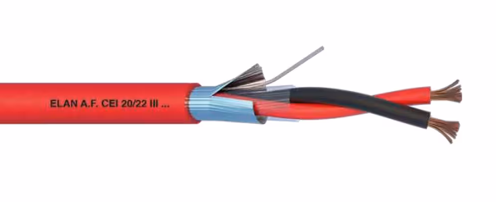 ELAN Пожарен кабел 2x1.00 GR3 TW 400V – сигурност и надеждност при високо напрежение 032101R, ELAN Пожарен кабел 2x1.00 GR3 TW 400V за пожароизвестителни и аварийни системи