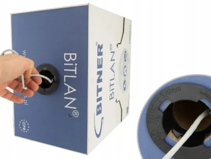 UTP BITNER Cat.5e 24AWG Сив, меден кабел