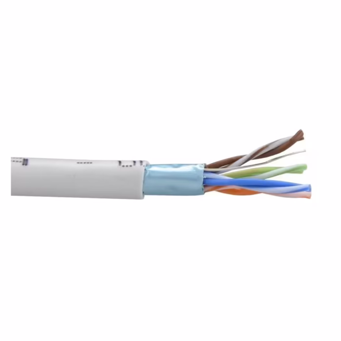 F/UTP CAT5 24AWG CU LSZH мрежов кабел с меден проводник и по-безопасна безхалогенна изолация