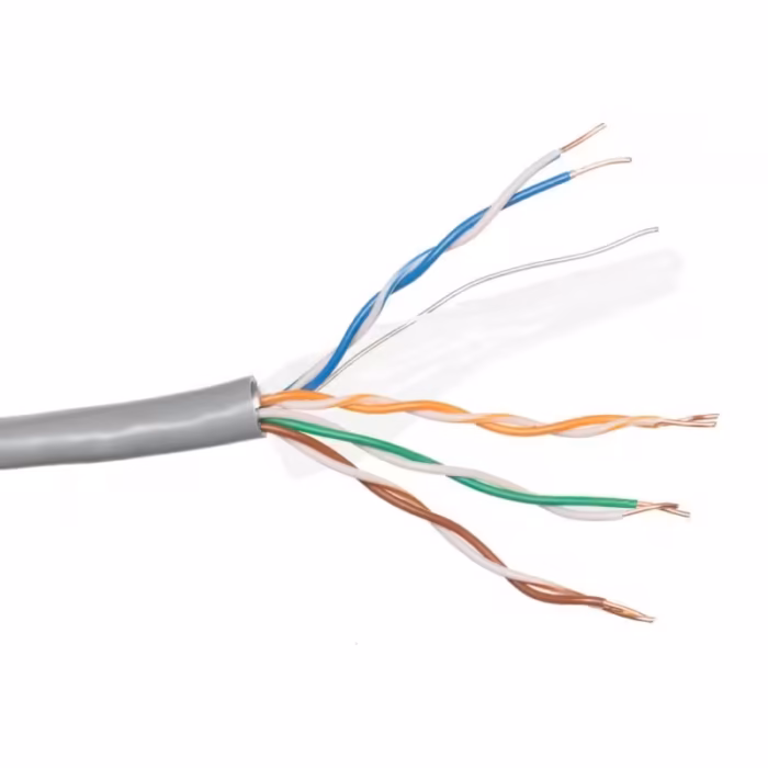 FTP Cat5e 24AWG BEST CCA мрежов кабел за IP камери, рутери, суичове и пач панели