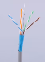 FTP Cat5e 24AWG CU 0.51 ETL кабел усукана двойка с фолио екран за защита от смущения