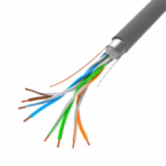 FTP Cat5e 24AWG CU 0.51 ETL мрежов кабел с медни жила за Ethernet, интернет и IP камери