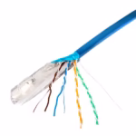 FTP Cat6 23AWG CU PVC network cable за структурно окабеляване в комуникационни шкафове