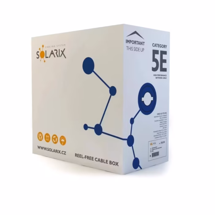 Кабел F/UTP Cat.5e 100 MHz за офиси, комуникационни шкафове, суичове и IP устройства