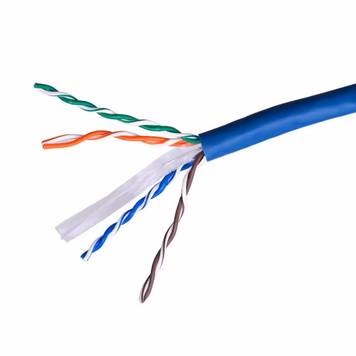 UTP Cat6 CU PVC pull-box кабел усукана двойка за интернет, IP камери и слаботокови трасета