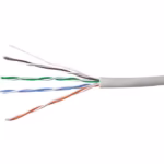 UTP Cat5e 24AWG CU сив кабел усукана двойка за стабилна мрежова инсталация CCA