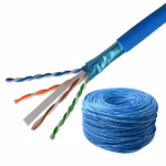FTP Cat6 23AWG CU PVC Cat6 кабел с фолио екран за офисни мрежи и IP видеонаблюдение