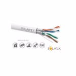 Кабел U/FTP Cat6A Dca LSZH Solarix за сървърни шкафове, офиси и високоскоростни мрежови трасета