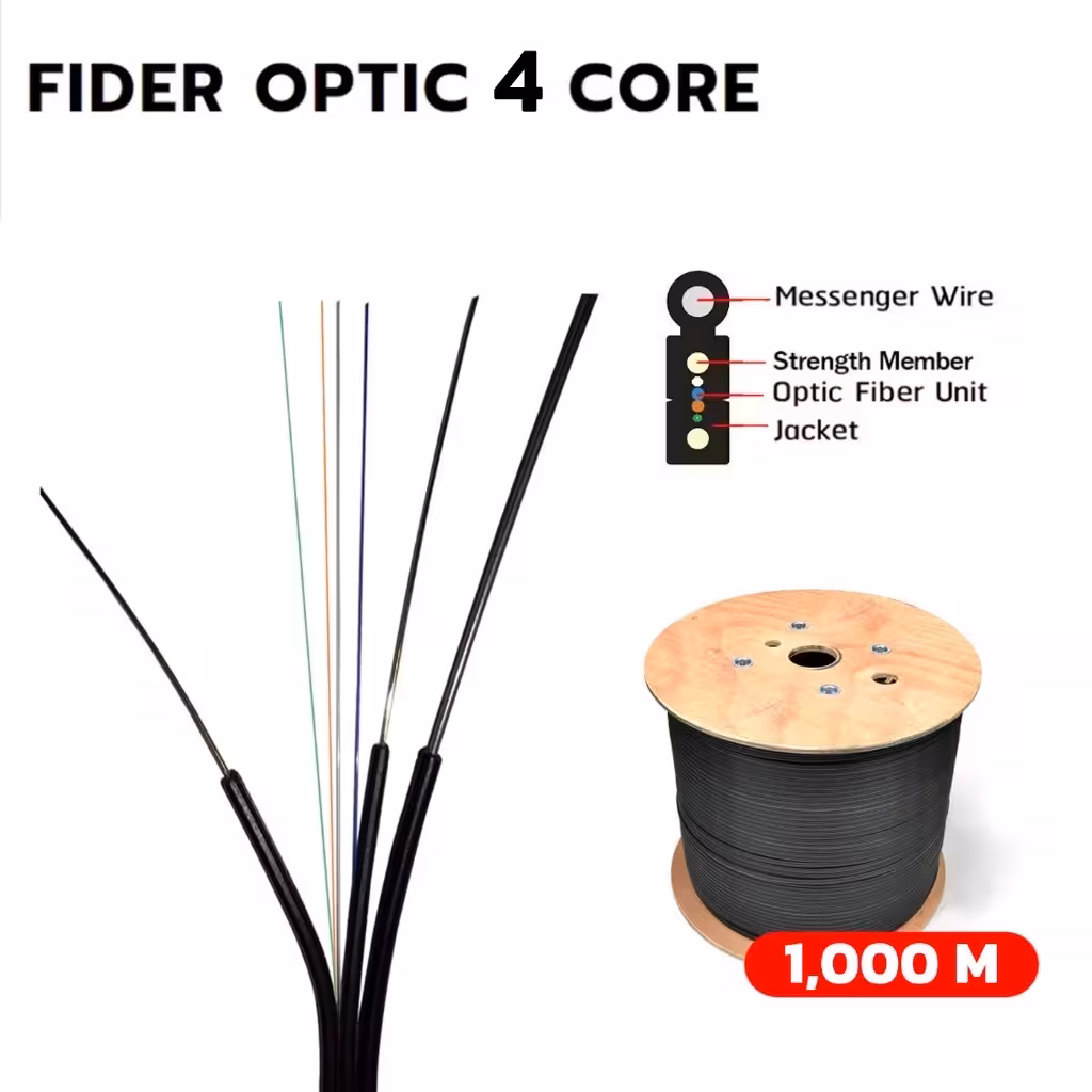 FTTH 4F M G657A LSZH кабел за FTTH, подходящ за трасета с много завои и тесни канали