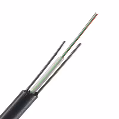 Неармиран оптичен кабел GYXTY 12 влакна - 2x1.00 mm стоманена тел, HDPE обвивка, за външен монтаж