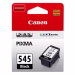 Оригинална FINE касета Canon PG-545 Black (8286B001AA) с вградена печатаща глава, около 180 страници за PIXMA