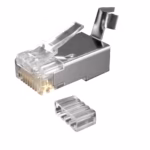 RJ45 Cat6A и Cat.7 конектор за стабилна LAN свързаност и прецизен монтаж при мрежово окабеляване