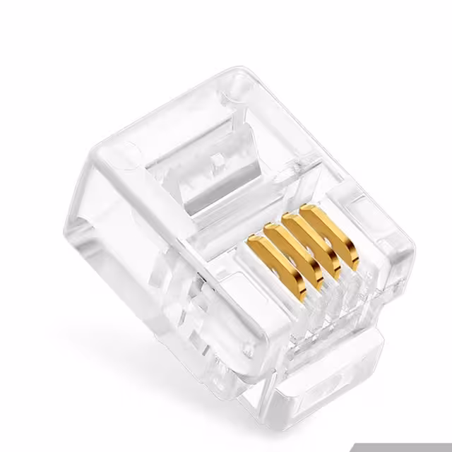 RJ11 Cat3 Keystone Jack, модул за телефонна линия и бърз монтаж RJ11 Cat3 Keystone Jack за телефонна линия и чист монтаж в модулна розетка или patch panel