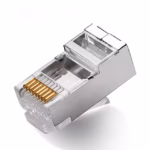 RJ45 Cat5e екраниран конектор за надеждна мрежова връзка и защита от смущения при FTP кабели