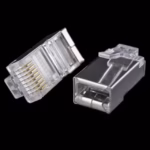 RJ45 Cat6 екраниран конектор за Ethernet кабели при структурно окабеляване и по-добра екранировка