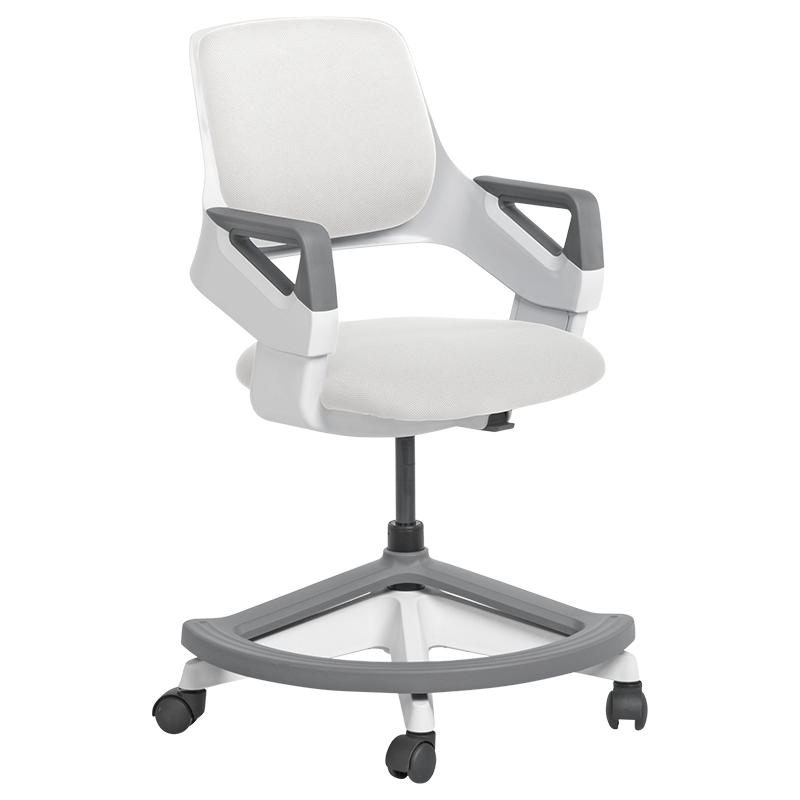 detski-stol-clever-bjal-24 Детски стол CLEVER - бял - Image 1