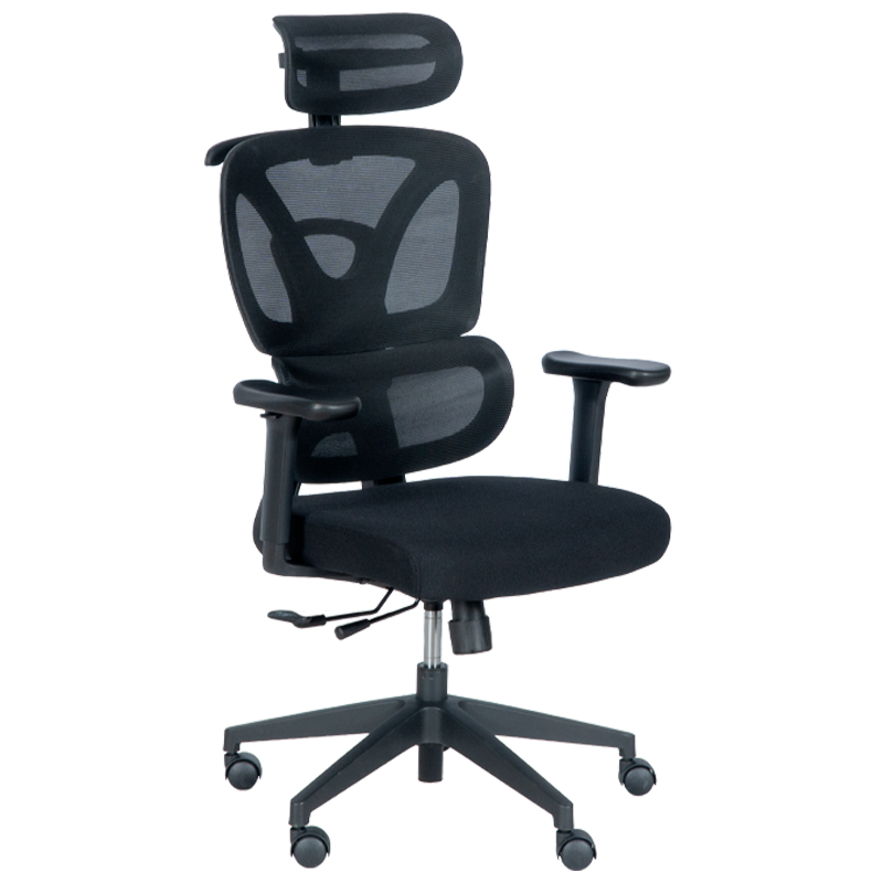 ergonomichen-stol-carmen-7591-cheren Ергономичен стол Carmen 7591 - черен - Image 1