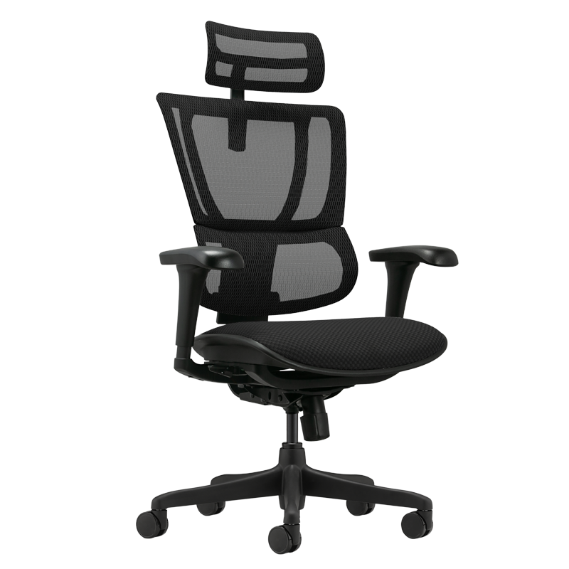 ergonomichen-stol-ergohuman-ioo-budget-2-cherna-ramka-cheren-6 Ергономичен стол ERGOHUMAN IOO BUDGET 2 - черна рамка - черен - Image 1
