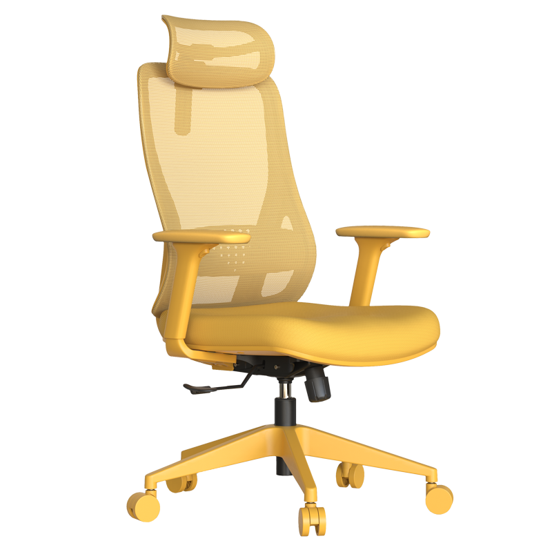 ergonomichen-stol-masali-jylt Ергономичен стол MASALI - жълт - Image 1