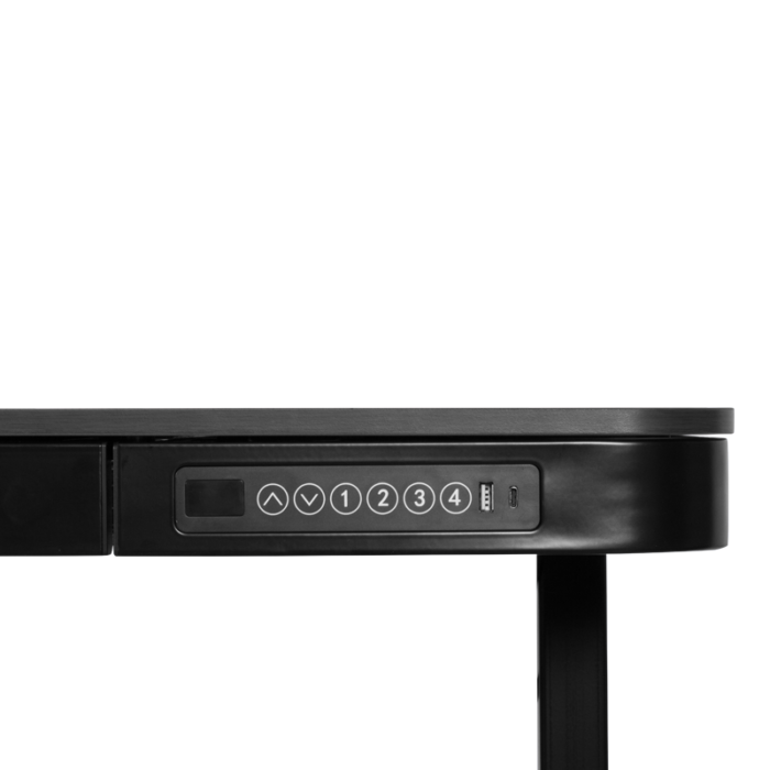 Ергономично регулируемо бюро Carmen CR-118 E - 150 см - черно - Image 7