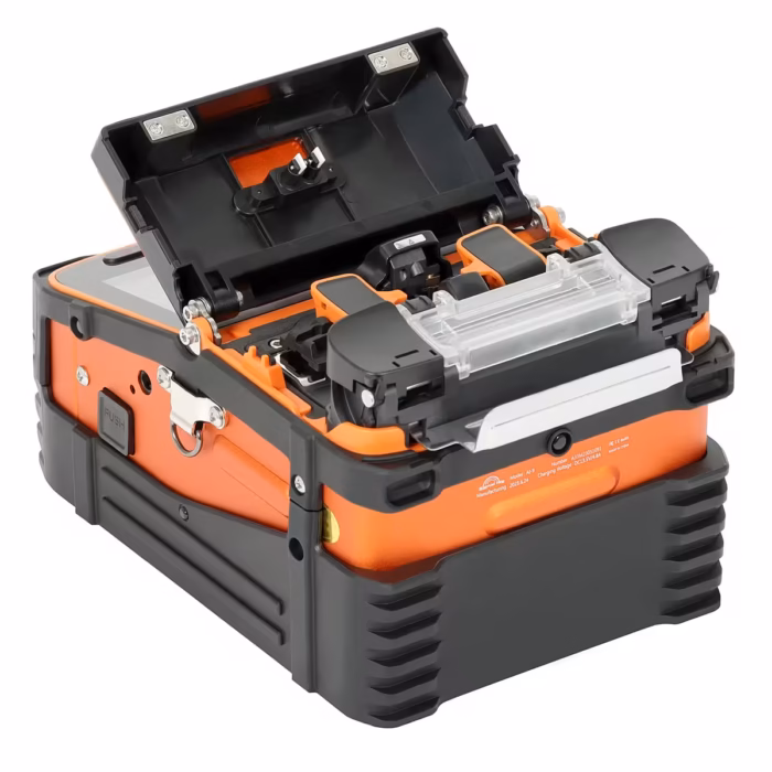 SignalFire AI-9 Fusion Splicer компактен fiber splicer с тъч екран и удобна работа на терен