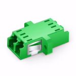 Duplex LC-APC Adapter green fiber optic adaptor за двойна LC/APC връзка при FTTH инсталации