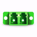 Duplex LC-APC Adapter green за стабилна оптична връзка в ODF, пач панел и оптични кутии